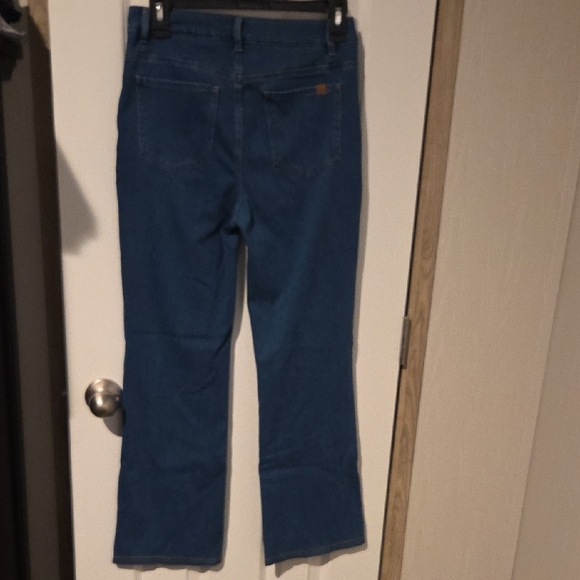 2 Halara Flex™ Mid Rise Pockets Casual Bootcut Jeans Washed Denim Bleached Blue - Picture 2 of 5